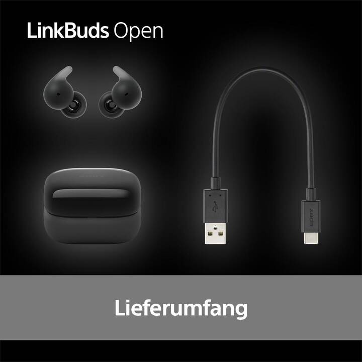 SONY LinkBuds Open WF-L910 (Schwarz) - Interdiscount