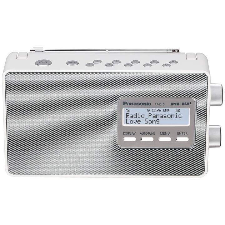 PANASONIC RF-D30BT Digitalradio (Grau, Weiss)