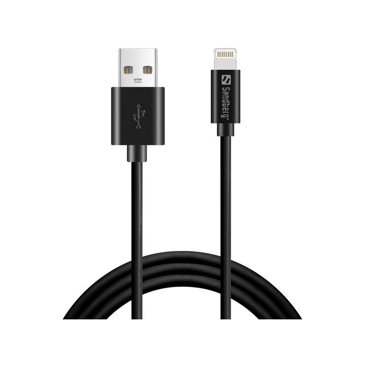 SANDBERG Câble (USB 2.0 Type-A, Lightning, 1 m)