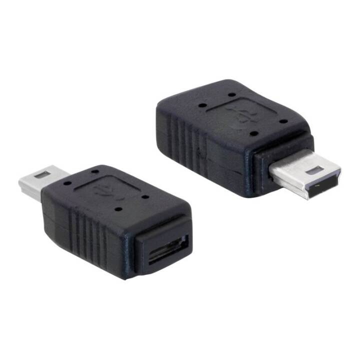 DELOCK Adapter (USB 2.0 Micro Typ-B, USB 2.0 Mini Typ-B)
