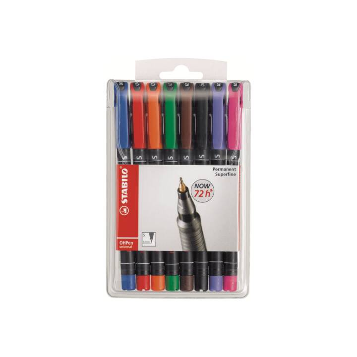 STABILO Kugelschreiber OHPen Universal S (Mehrfarbig)