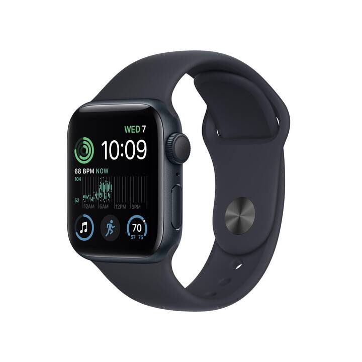 APPLE Watch SE 2022 GPS (44 mm, Aluminium, Galileo, QZSS, GLONASS, GPS)