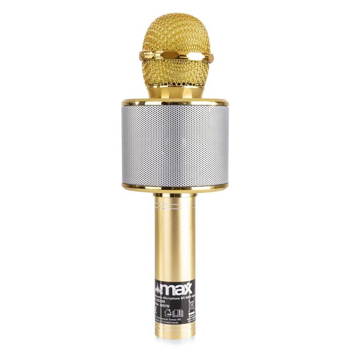 MAX KM10G Microfono da mano (Oro)