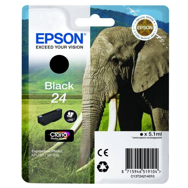 EPSON T242140 (Noir, 1 pièce)