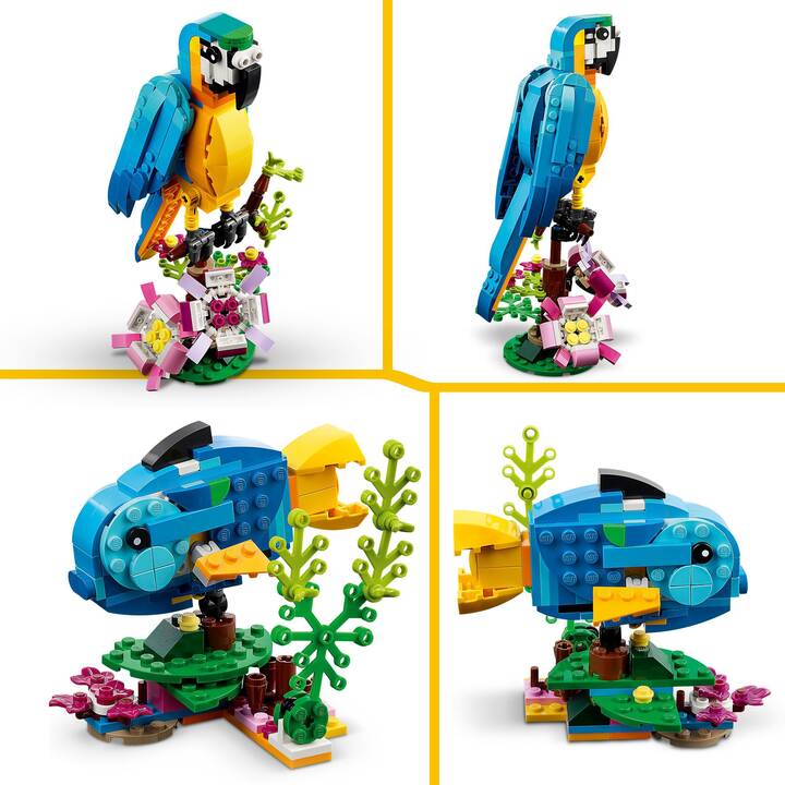 LEGO Creator 3-in-1 Pappagallo esotico (31136)
