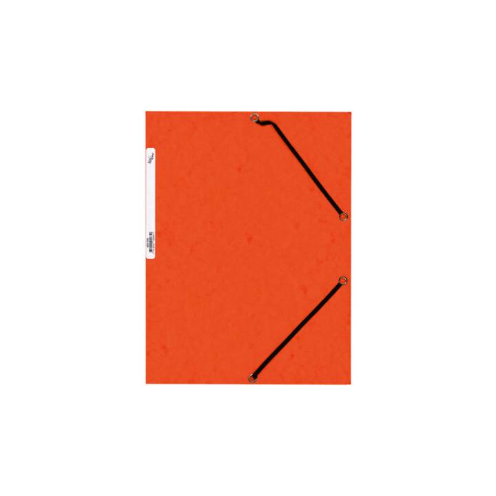 BÜROLINE Dossier à élastique (Orange, A4, 1 pièce)