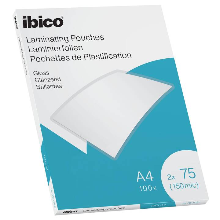 IBICO Pouches di plastificazione (A4, 75 µm, 100 pièce)