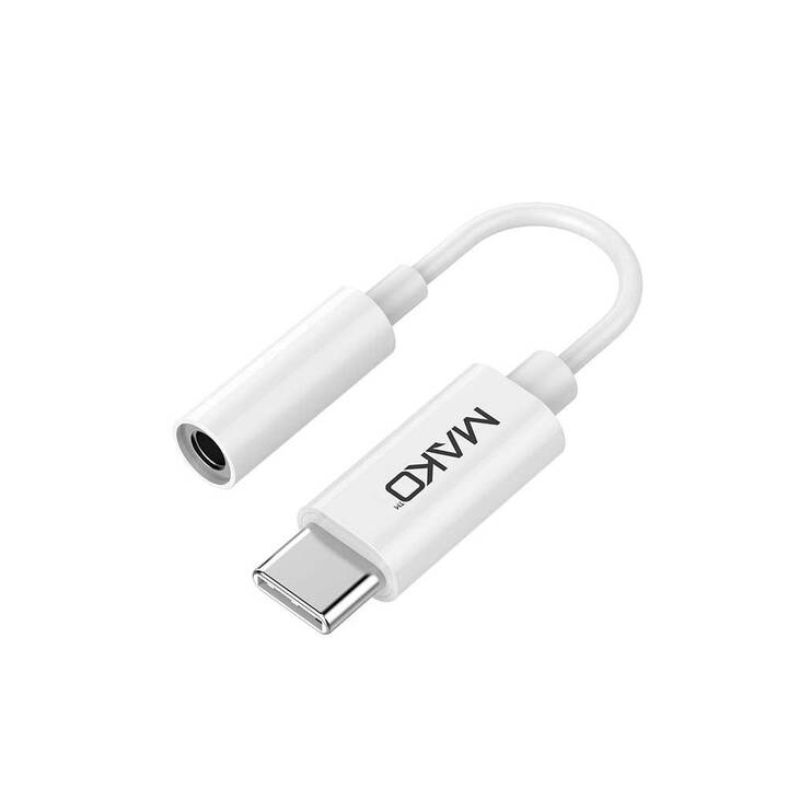MAKO Adaptateur (USB C, Jack 3.5 mm)
