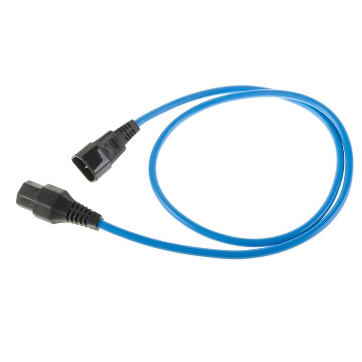 IECLOCK Stromkabel (C13 / C14, 2000 mm, Blau)