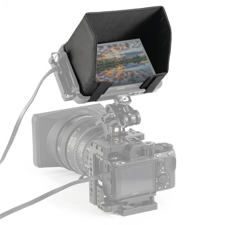 SMALLRIG Sunhood Atomos Ninja V Protettive per display (Nero)