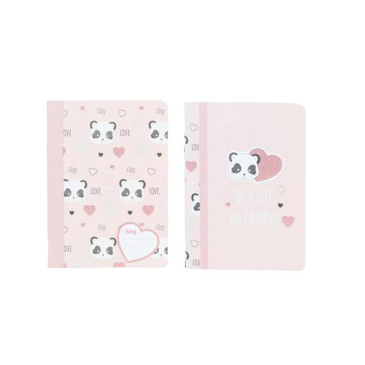 ANCOR Notizbuch Cute Panda (A5, Kariert)