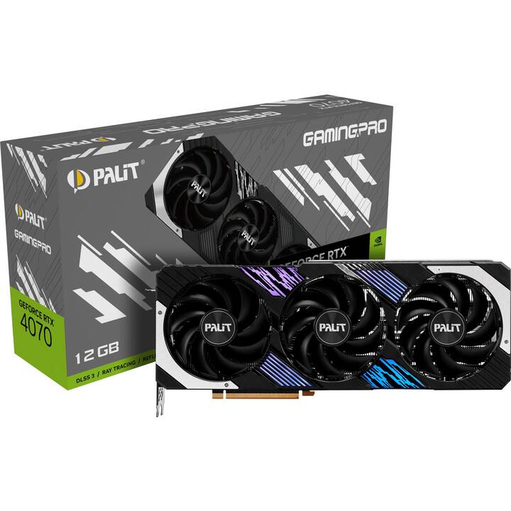 PALIT MICROSYSTEMS Gaming Pro Nvidia GeForce RTX 4070 (12 Go)