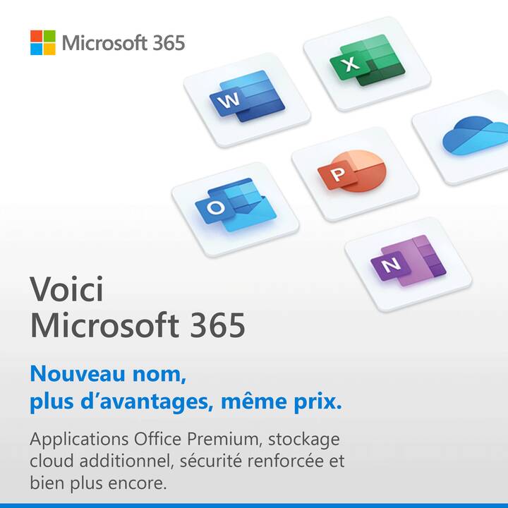 MICROSOFT 365 Personnel (Abbonamento, 1x, 1 anno, Francese)