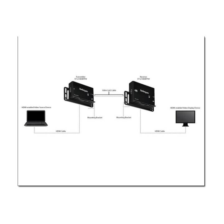 STARTECH HDMI CAT5 HDBaseT Extender 4k Kit HDMI CAT5 HDBaseT Extender 4k