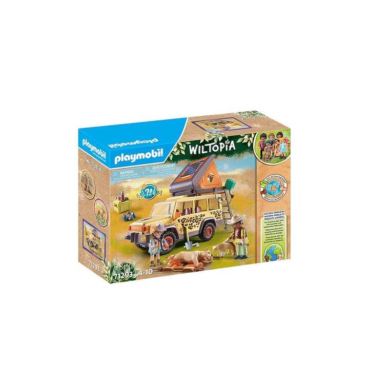 PLAYMOBIL Wiltopia Mit dem Geländewagen bei den Löwen (71293)