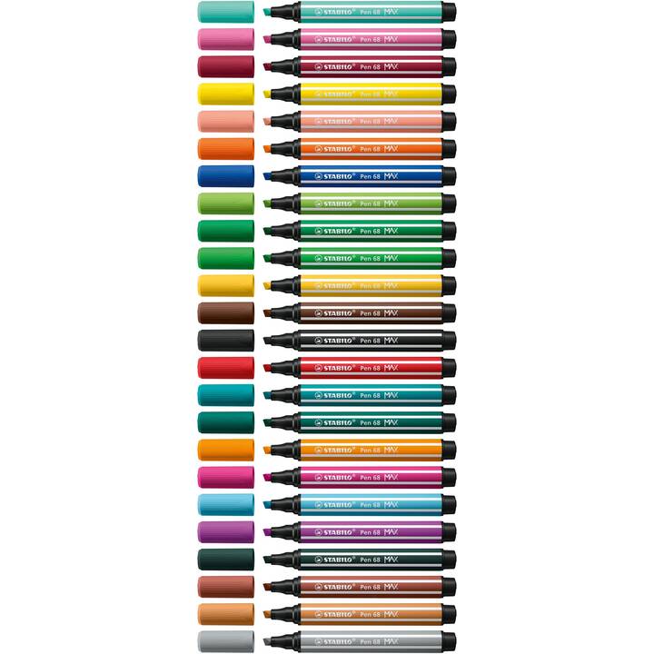STABILO Crayon feutre (Brun, Terre de Sienne, 5 pièce)