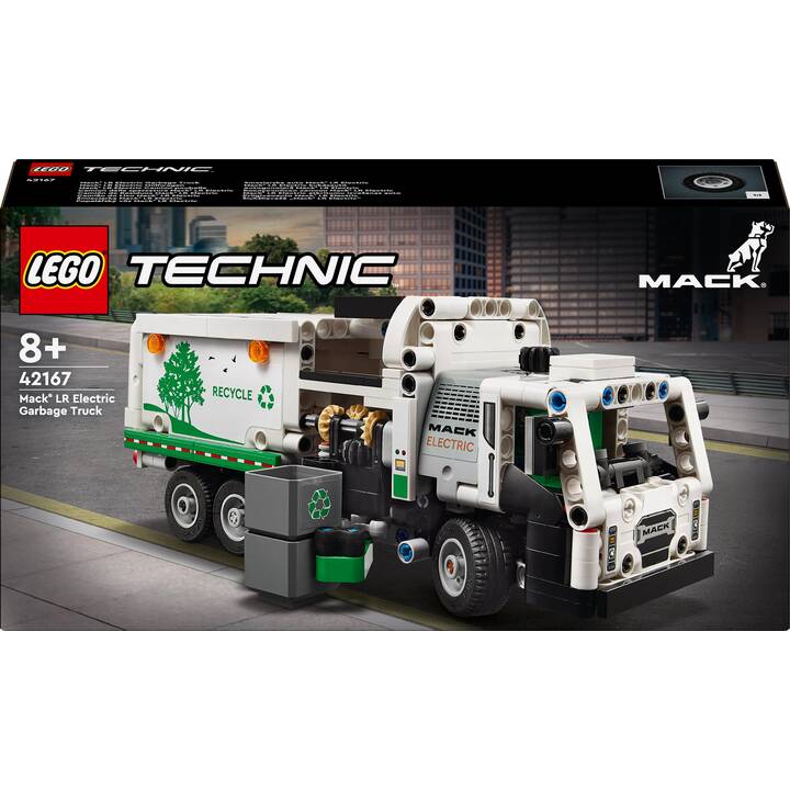 LEGO Technic Camion della spazzatura Mack LR Electric (42167)