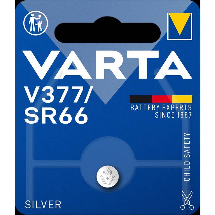 VARTA Batterie (SR66 / V377, 1 pièce)