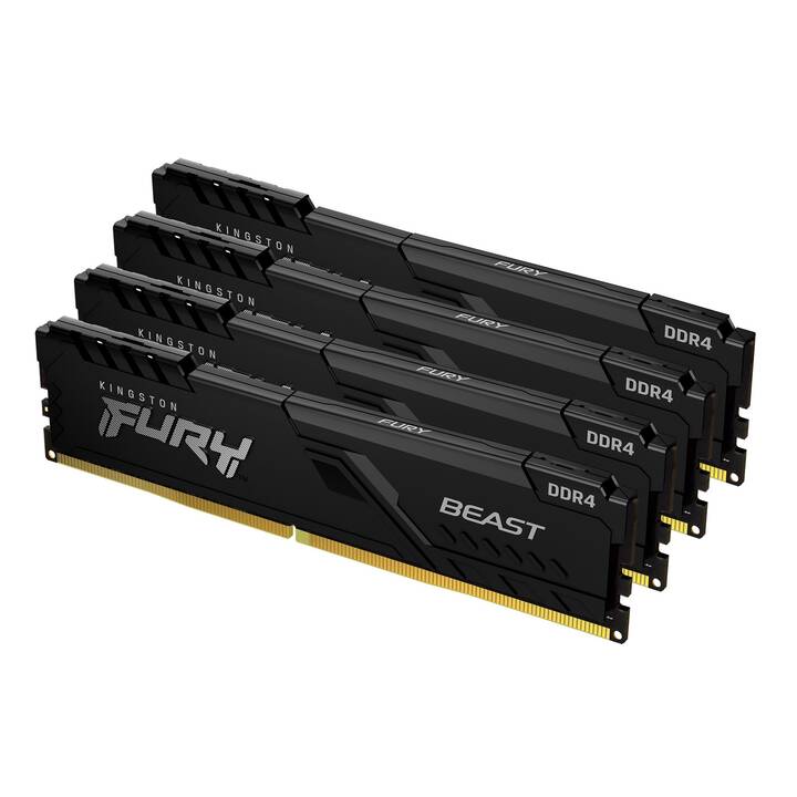 KINGSTON TECHNOLOGY FURY Beast KF436C18BBK4/128 (4 x 32 Go, DDR4-SDRAM 3600 MHz, DIMM 288-Pin)