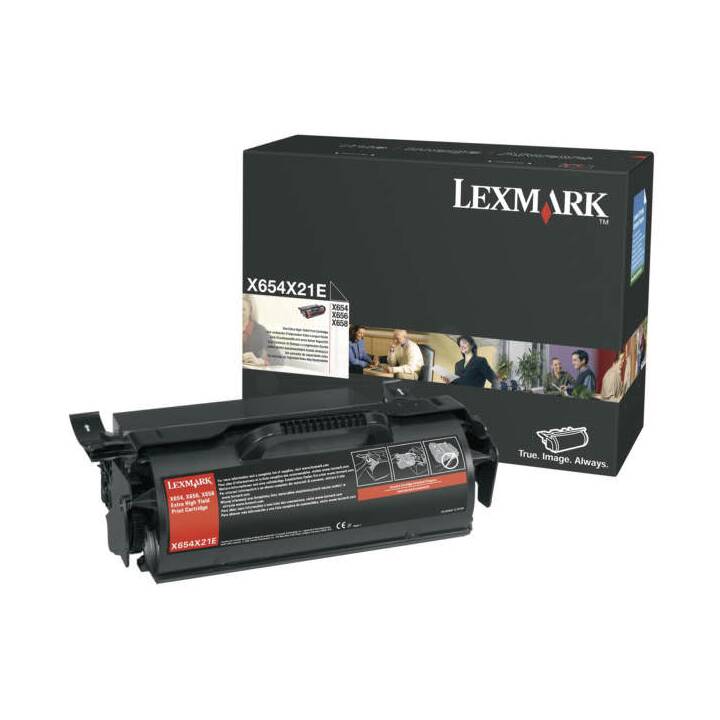LEXMARK X654X21E (Cartouche individuelle, Noir)