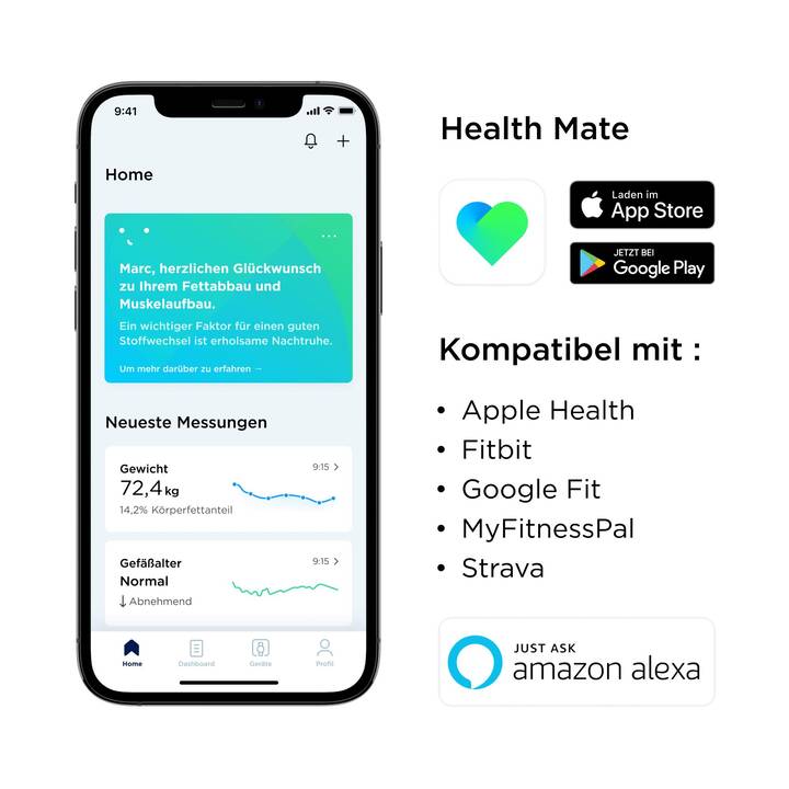 WITHINGS Personenwaage Body Cardio
