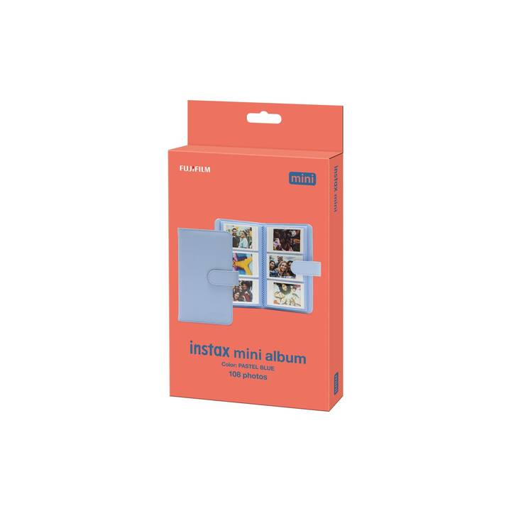 FUJIFILM Album photos à pochettes Instax Mini 12 Album (Bleu pastel)