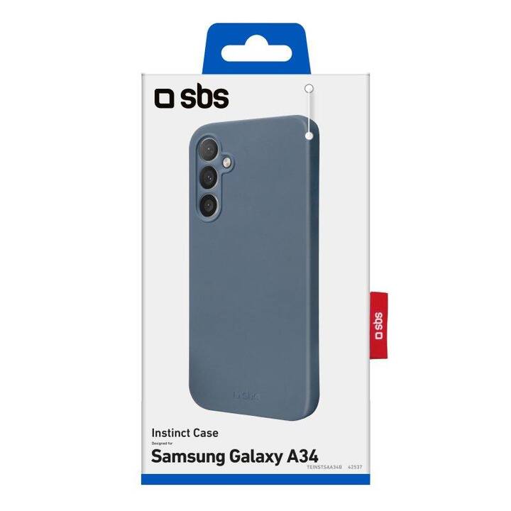 SBS Backcover Instinct Case (Galaxy A34 5G, Blau)