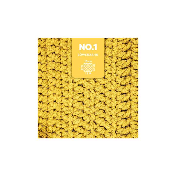 MYBOSHI Wolle Nr.1 (50 g, Gelb, Senfgelb)