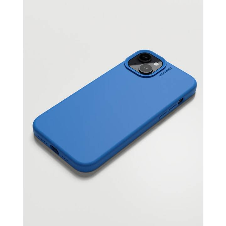 NUDIENT Backcover (iPhone 15 Plus, Bleu)
