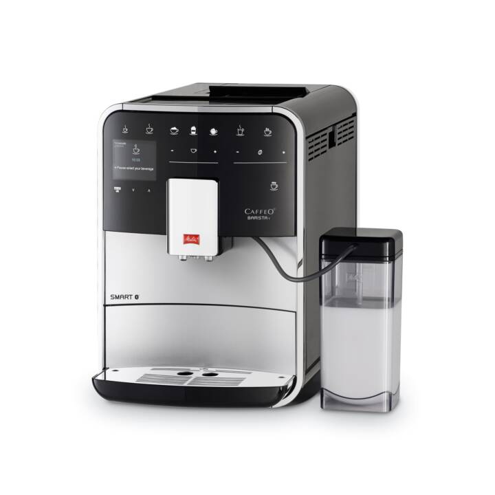MELITTA Barista T Smart F830-101 (Noir, Argent, 1.8 l, Machines à café automatique)