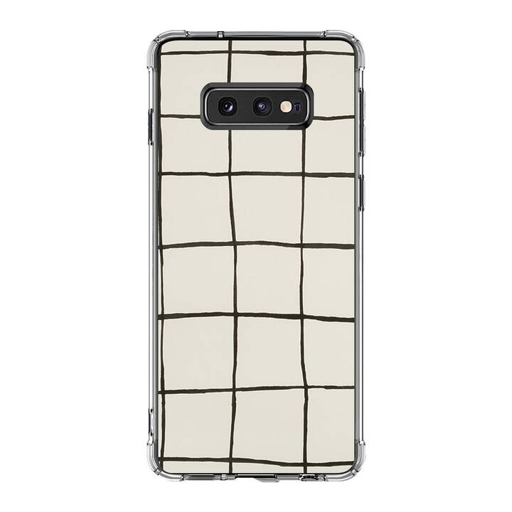 EG coque pour Samsung Galaxy S10 6.1" (2019) - beige - grille