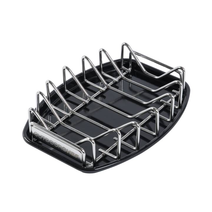 OUTDOORCHEF Vaschette per barbecue (Acciaio Inox)