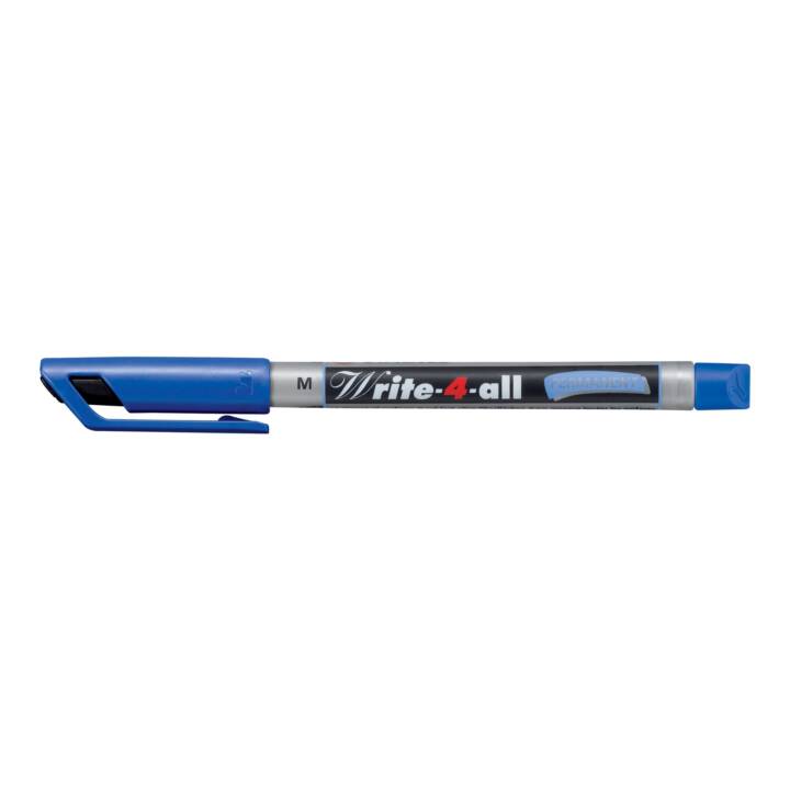 STABILO Permanent Marker Write-4-All (Blau, 1 Stück)