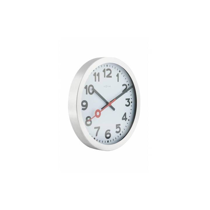 NEXTIME Station Wanduhr (Analog, 35 cm)