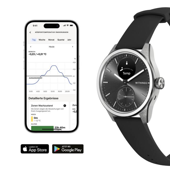 WITHINGS Scanwatch 2 (42mm, nero)
