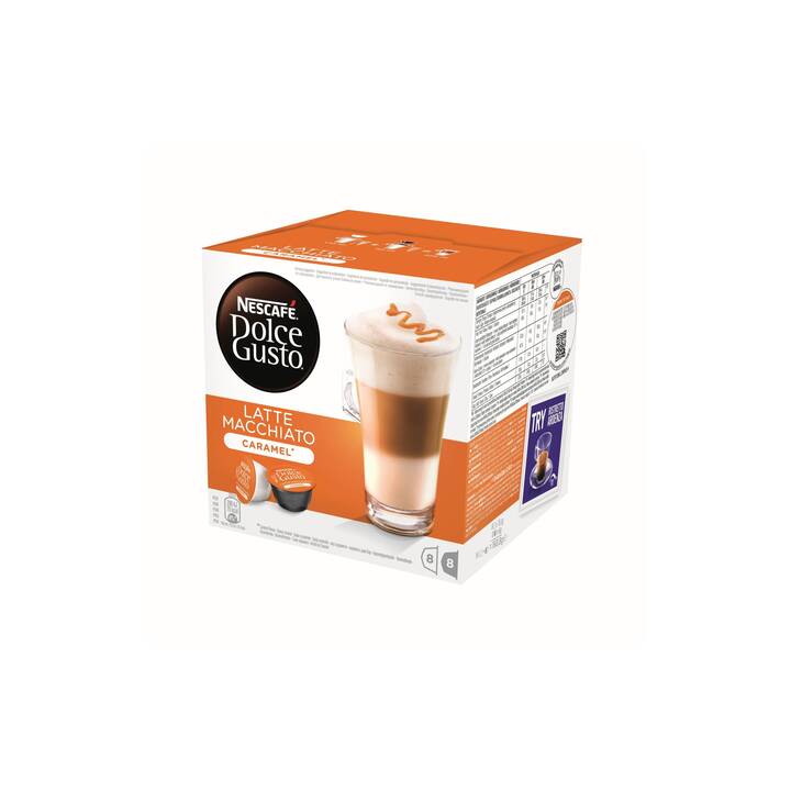 NESCAFÉ DOLCE GUSTO Kaffeekapseln Latte Macchiato Caramel (16 Stück)