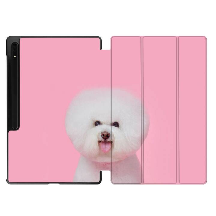 EG Hülle für Samsung Galaxy Tab S8 Ultra 14.6" (2022) - Rosa - Hunde