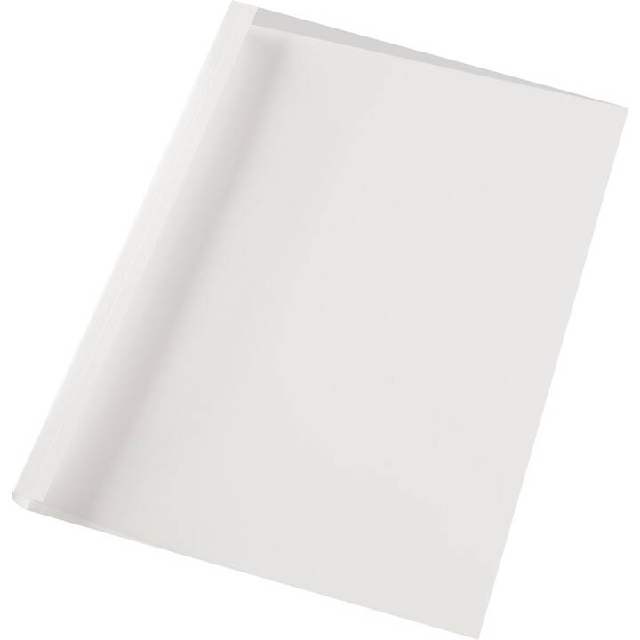 GBC Couverture de reliure thermique (Transparent, Blanc)