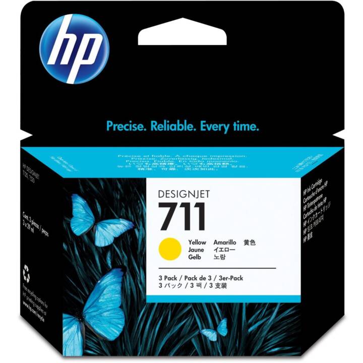 HP 711 (Gelb, Multipack)