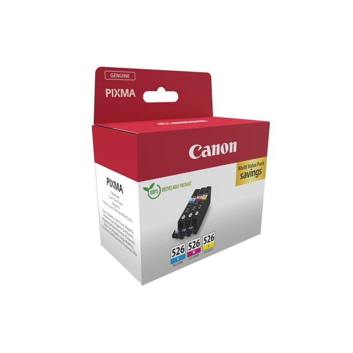 CANON CLI-526 (Jaune, Magenta, Cyan, Multipack)