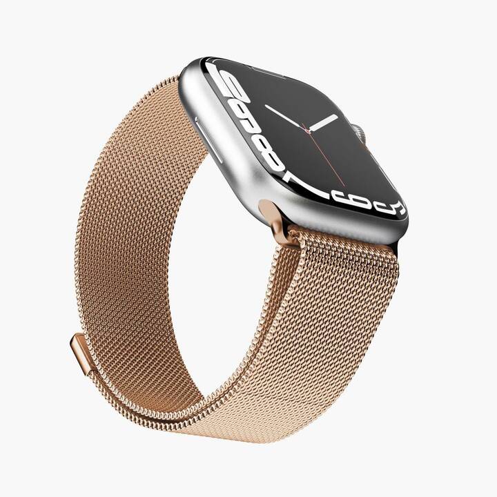 VONMÄHLEN Milanese Loop Bracelet (Apple Watch 45 mm / 42 mm / 49 mm / 44 mm, Roségold)