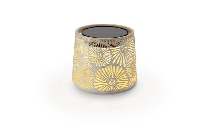 STT AG Laterne Antic Mini Blossom (LED, Solar, Weiss) - Interdiscount