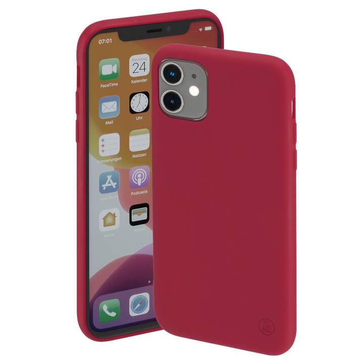 HAMA Backcover Finest Feel (iPhone 12, Rosso)