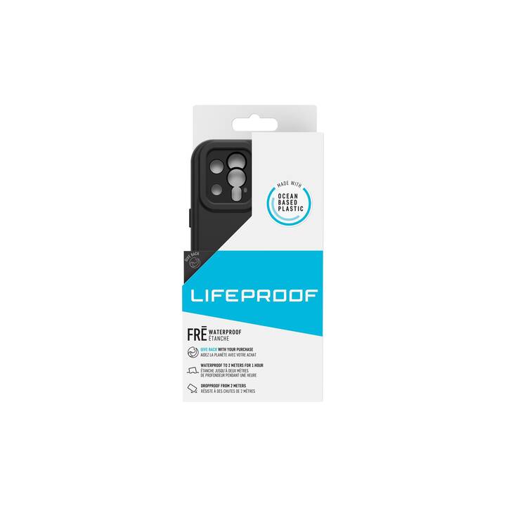 LIFEPROOF Backcover Fre (iPhone 12 Pro, Schwarz)