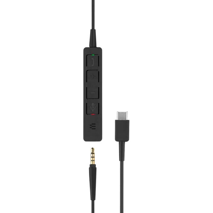 EPOS Casque micro de bureau SC 135 (On-Ear, Câble, Noir)