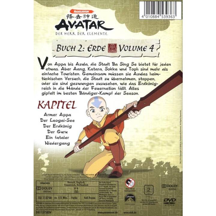 Avatar - Der Herr der Elemente - Buch 2: Erde Vol. 4 (EN, NL, DE, FR)