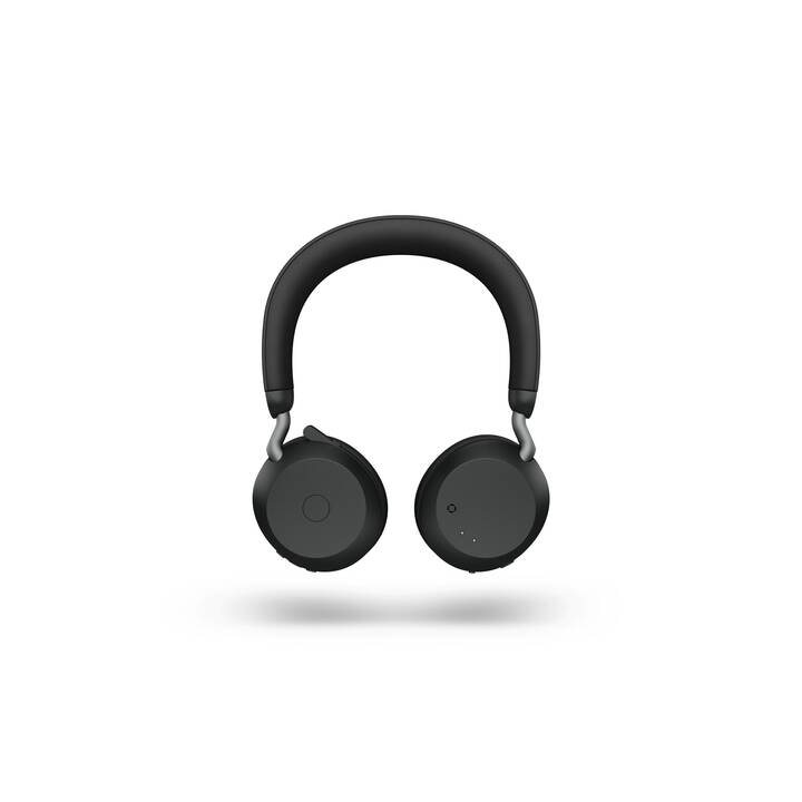 JABRA Office Headset Evolve2 (On-Ear, Kabel und Kabellos, Schwarz)