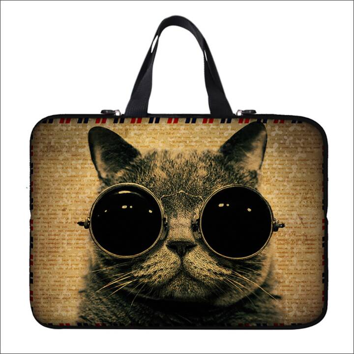 EG HUADO Notebook Tasche für 17" - Katze