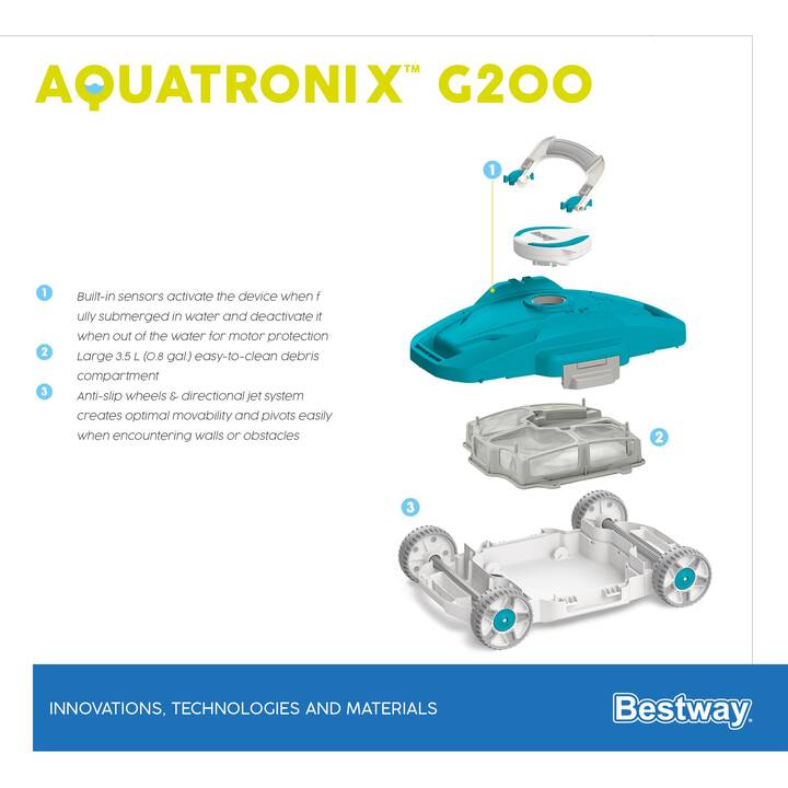 BESTWAY Poolreinigungsroboter AquaTronix G200