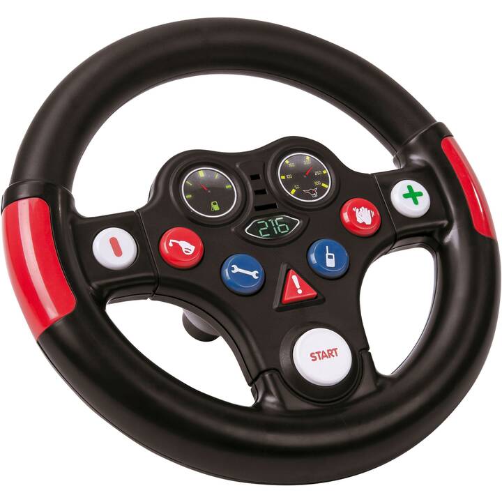 BIG Racing Sound Wheel (Schwarz, Rot)